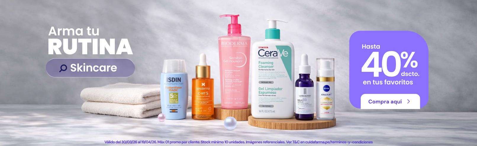 Hasta 40% dscto dermo