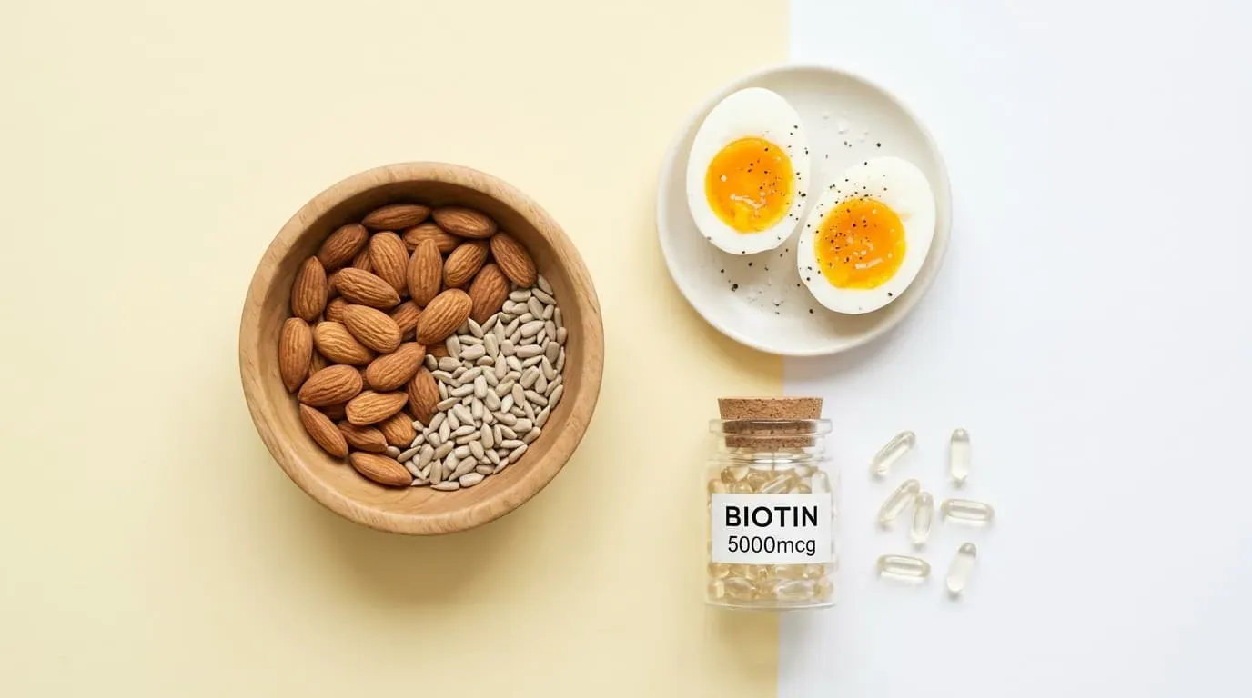 Biotina (vitamina B7): para qué sirve y cómo fortalece el cabello