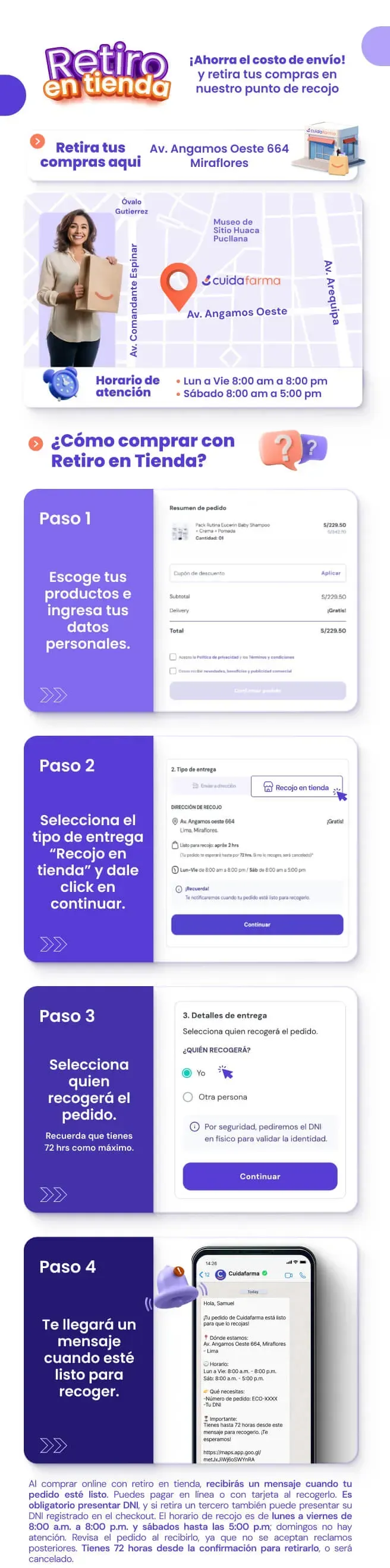 Retiro en tienda